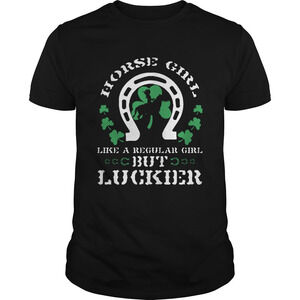 St Patricks Day Horse Girl Like A Regular Girl t-shirt